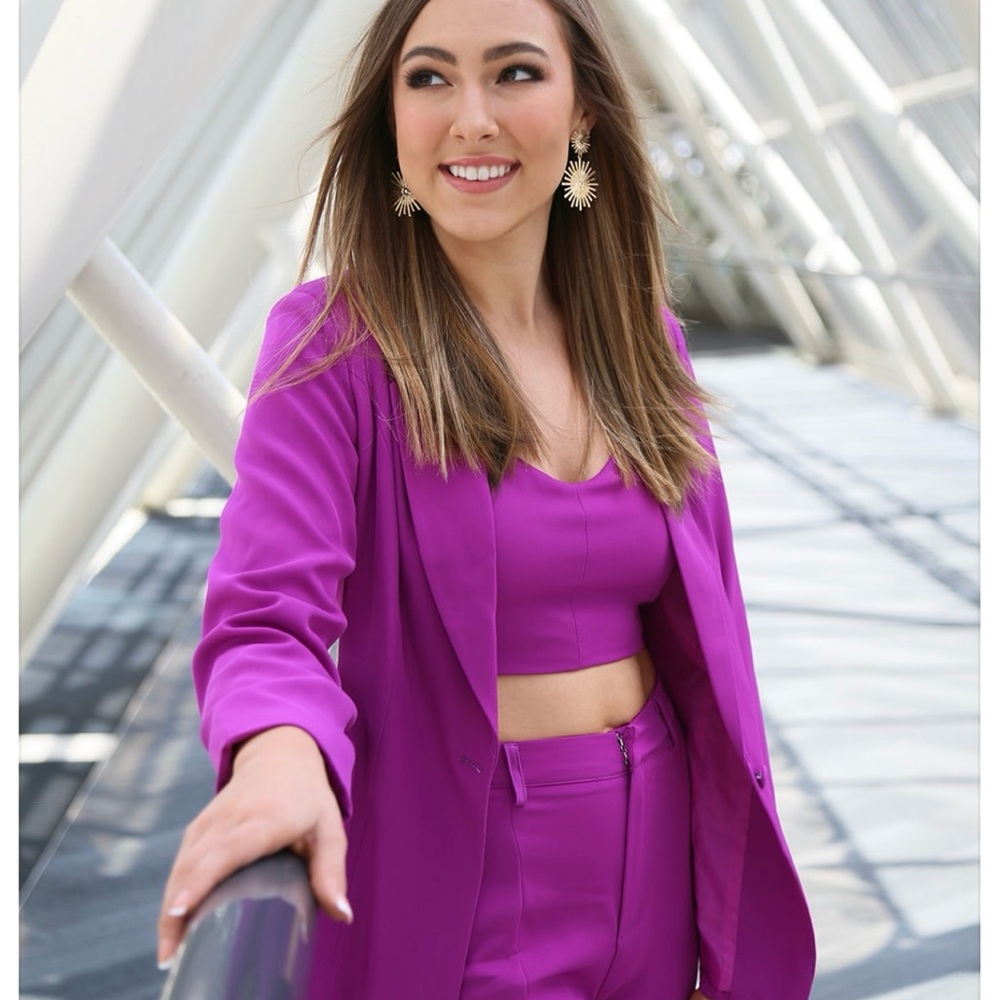 Purple 3-Piece Suit - Size 2/4